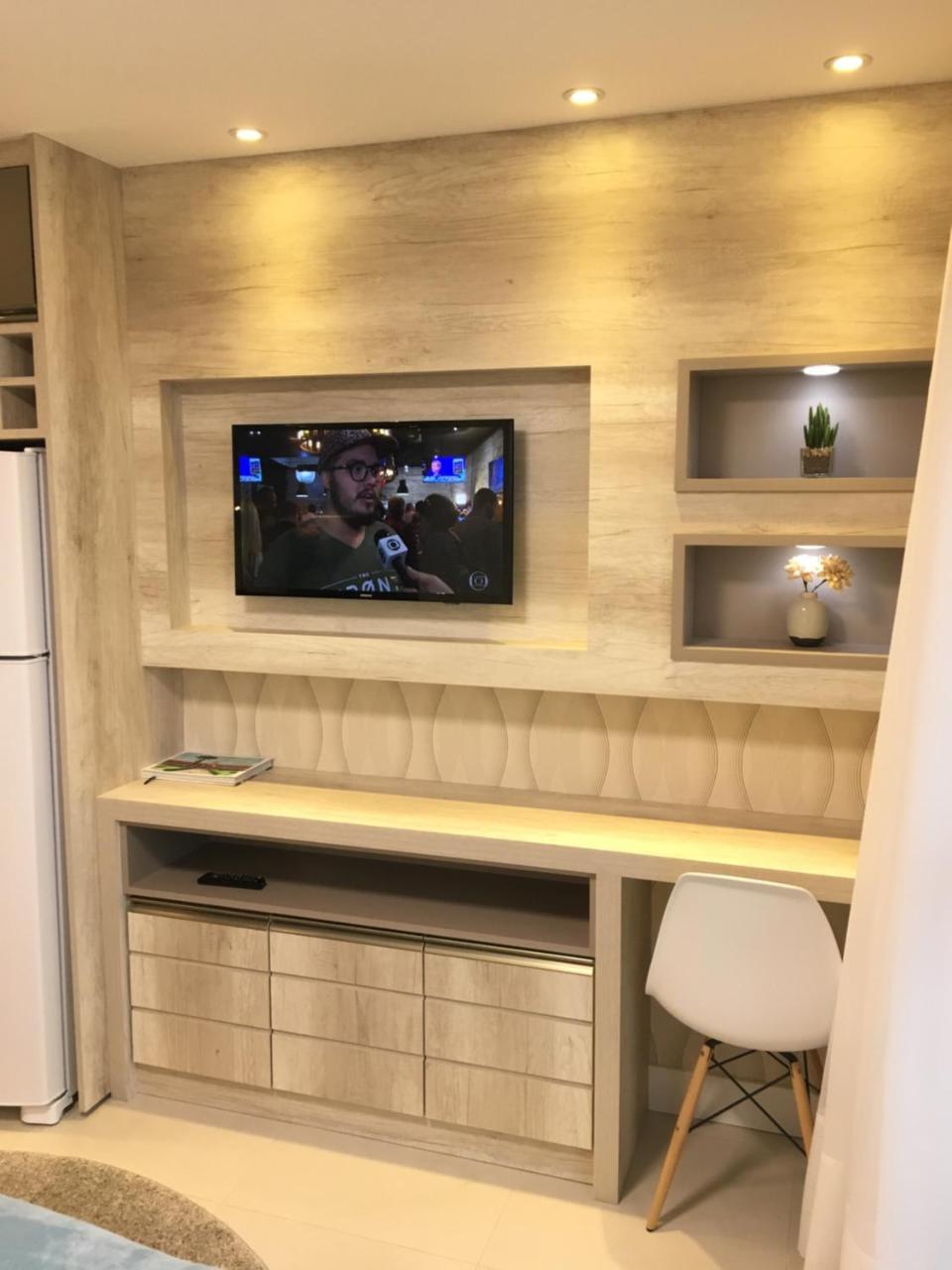 Estudio moderno com linda vista para a Serra Curitiba Bagian luar foto